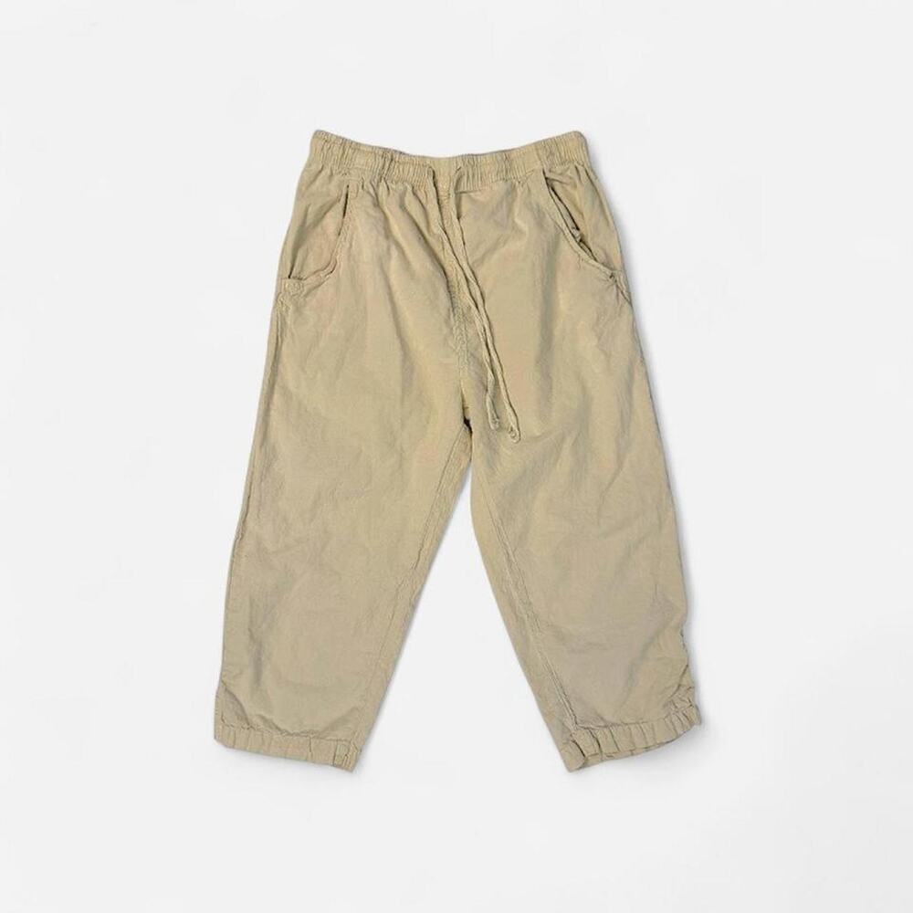Cream summer capris vintage 100% cotton - fits like XS